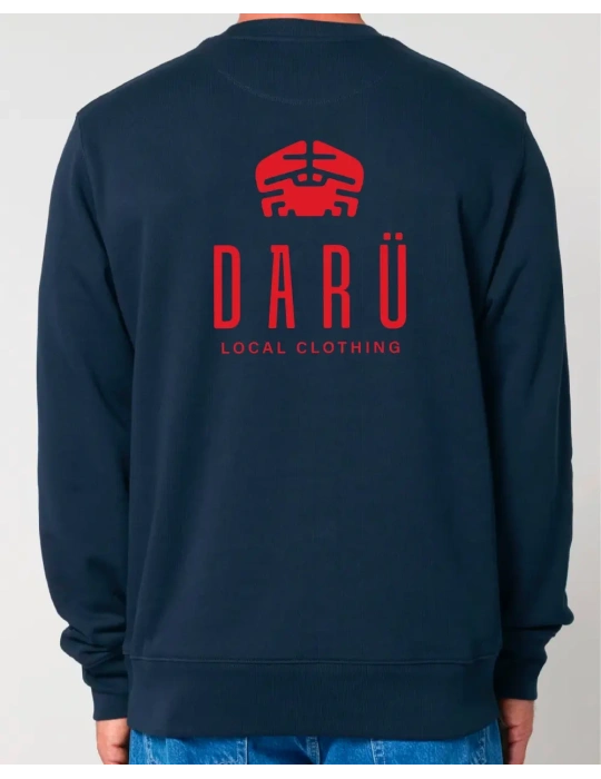 Sweat col rond unisexe – Sérigraphie dos & cœur DARÜ