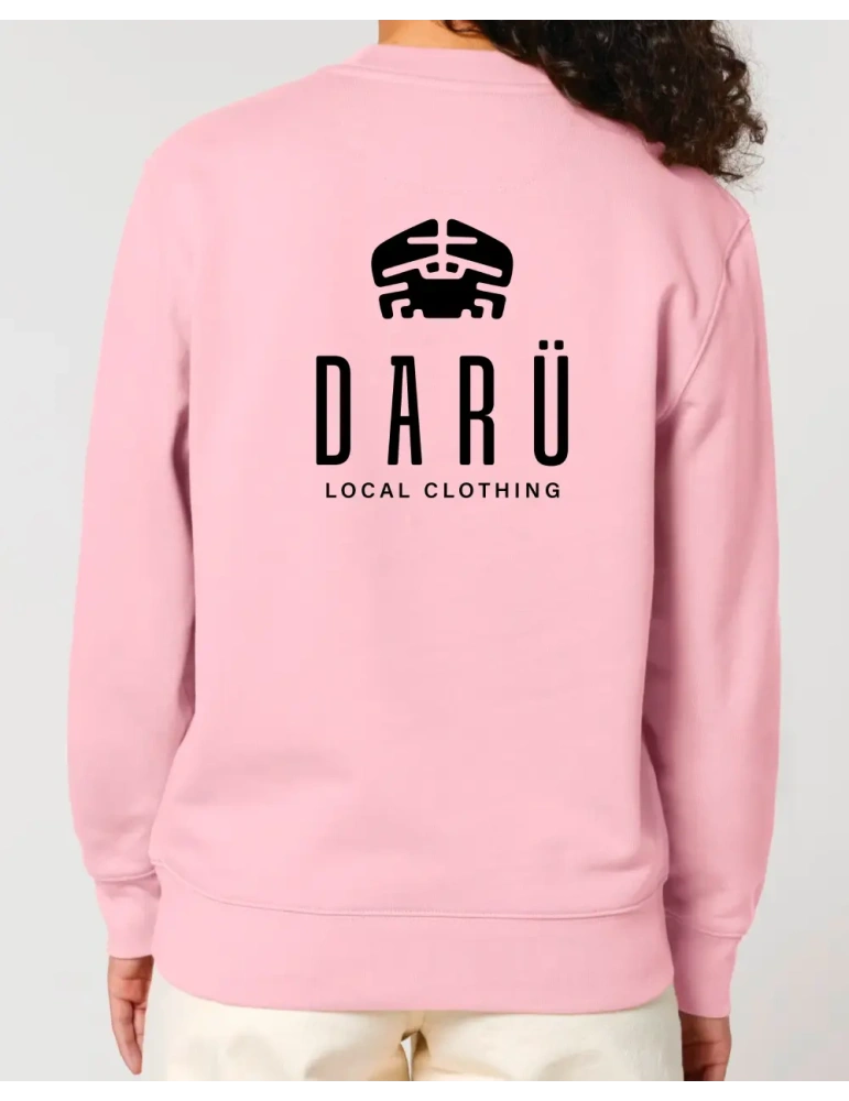 Sweat col rond unisexe – Sérigraphie dos & cœur DARÜ