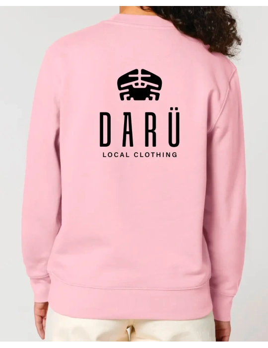 Sweat col rond unisexe – Sérigraphie dos & cœur DARÜ