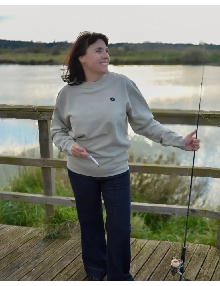 Sweat col rond unisexe – Sérigraphie dos & cœur DARÜ