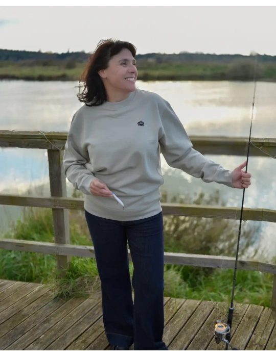 Sweat col rond unisexe – Sérigraphie dos & cœur DARÜ