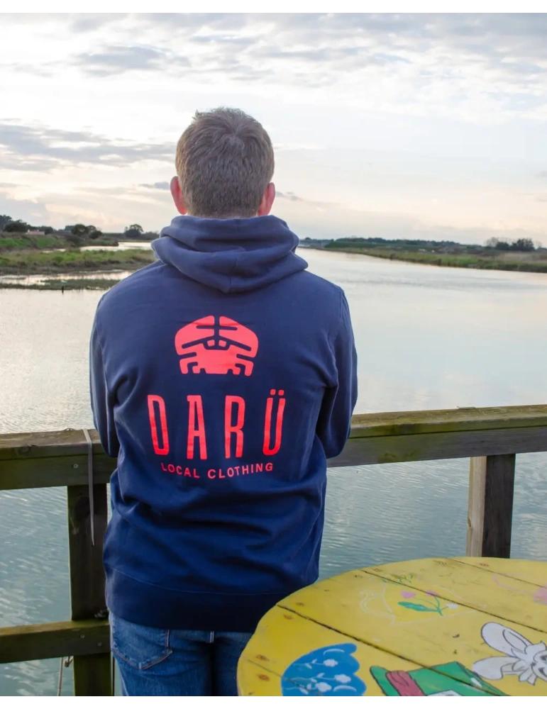 Sweat à Capuche DARÜ – Coton Bio – Marque Locale Vendée