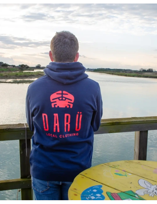 Sweat à Capuche DARÜ – Coton Bio – Marque Locale Vendée