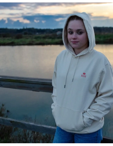 Sweat Gorgone Algue DARÜ – Unisexe – Coton Bio – Sérigraphie Marine 2