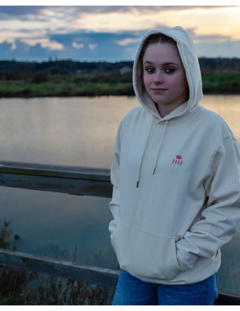 Sweat Gorgone Algue DARÜ – Unisexe – Coton Bio – Sérigraphie Marine