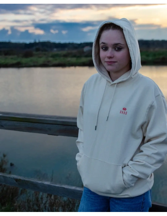 Sweat Gorgone Algue DARÜ – Unisexe – Coton Bio – Sérigraphie Marine