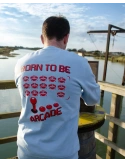 Sweat Born to Be Arcade – Coton Bio – Sérigraphie Française – Rétrogaming | DARÜ