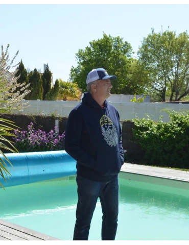 Sweat à capuche unisexe Narcisse Pelletier – Coton bio DARÜ 2