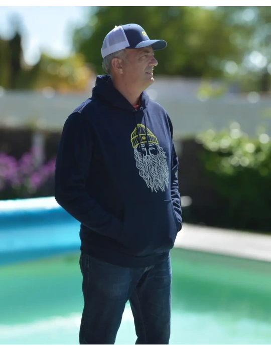 Sweat à capuche unisexe Narcisse Pelletier – Coton bio DARÜ