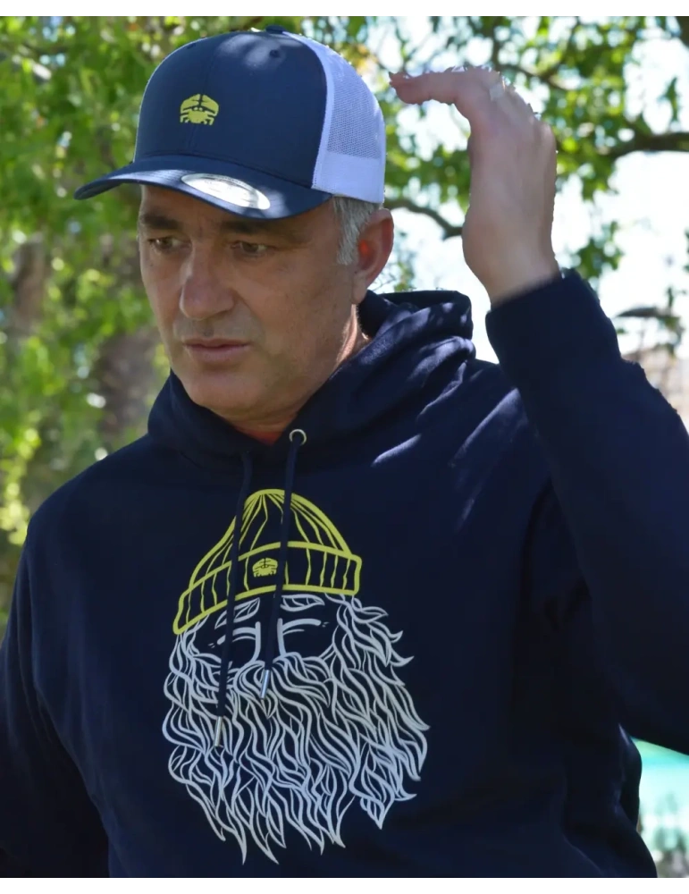 Sweat à capuche unisexe Narcisse Pelletier – Coton bio DARÜ