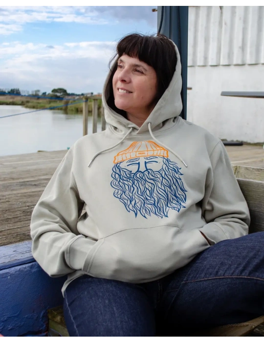 Sweat à capuche unisexe Narcisse Pelletier – Coton bio DARÜ