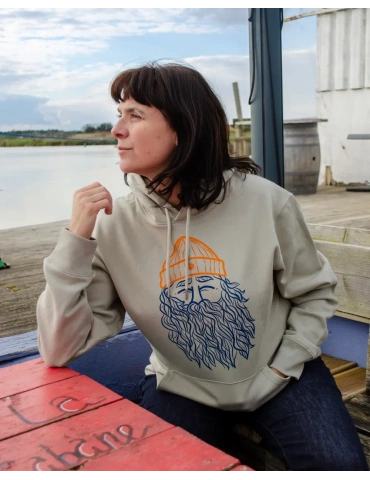 Sweat à capuche unisexe Narcisse Pelletier – Coton bio DARÜ 2