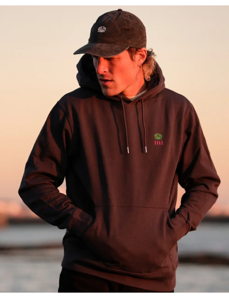 Sweat à capuche “Algues & Crabe” en coton bio – DARÜ Local Clothing | Mode vendéenne éthique