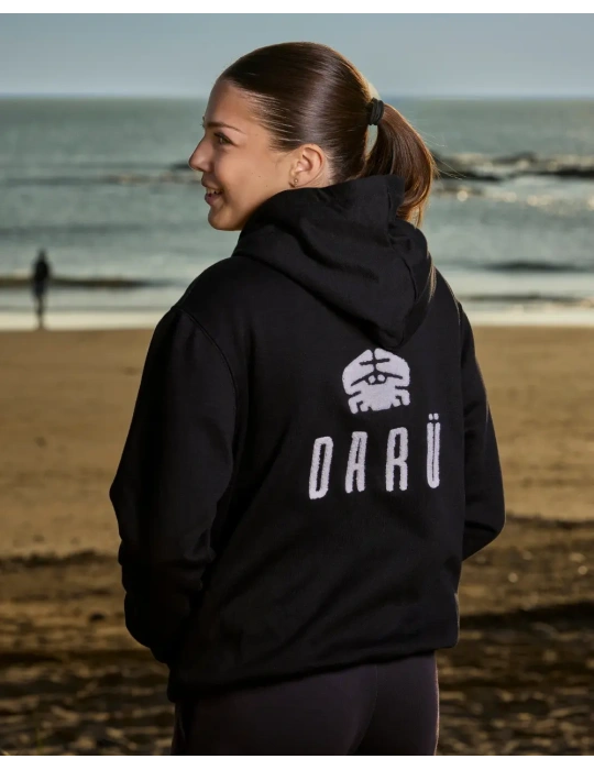 Sweat zippé broderie bouclette coton bio – DARÜ Local Clothing | Mode éthique vendéenne