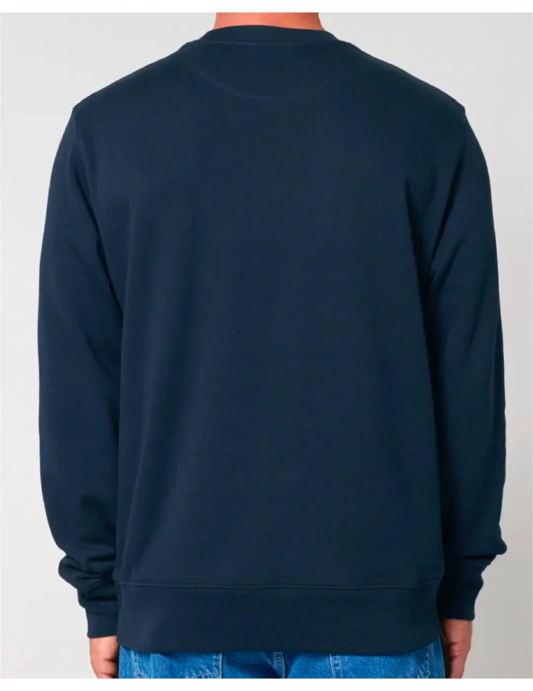 Sweat col rond brodé en coton bio – DARÜ Local Clothing | Mode éthique vendéenne