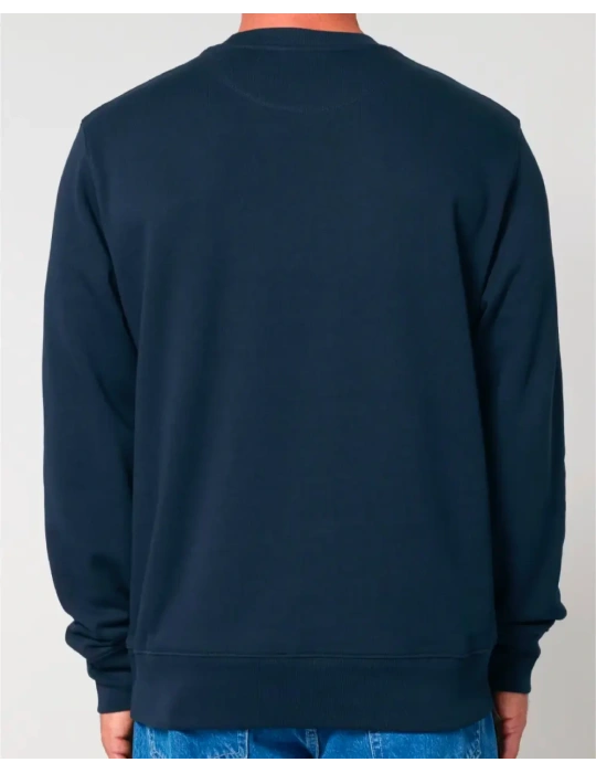 Sweat col rond brodé en coton bio – DARÜ Local Clothing | Mode éthique vendéenne