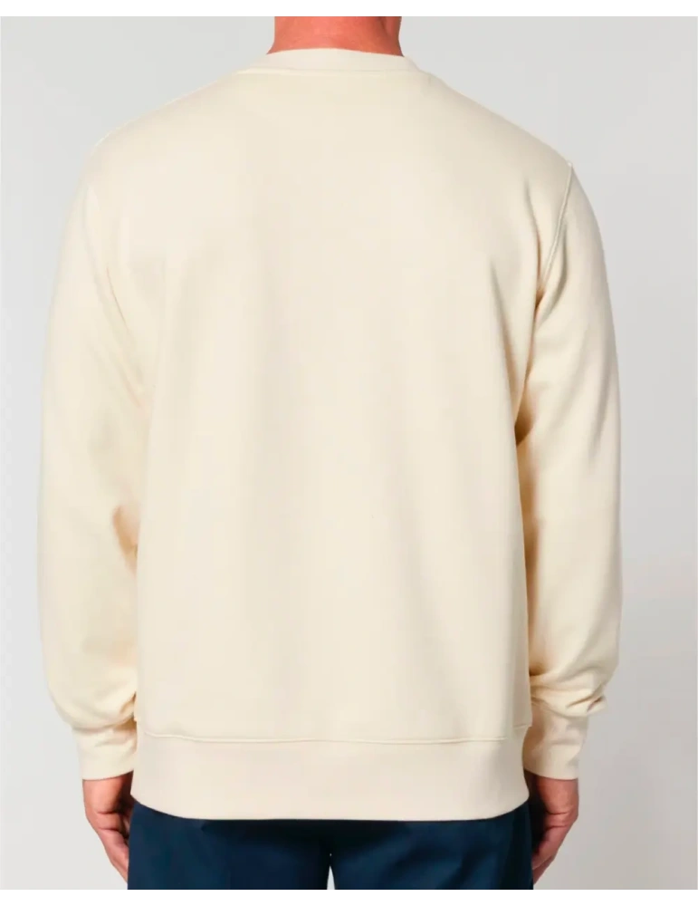 Sweat col rond brodé en coton bio – DARÜ Local Clothing | Mode éthique vendéenne