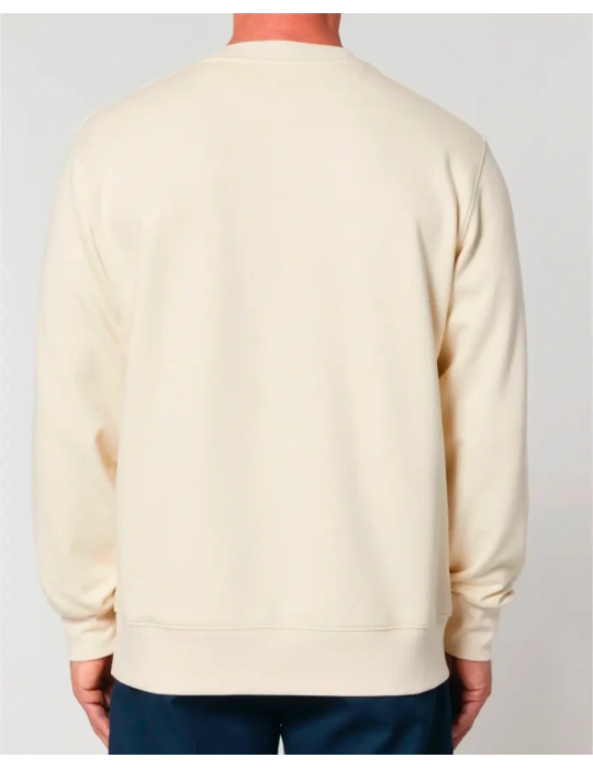 Sweat col rond brodé en coton bio – DARÜ Local Clothing | Mode éthique vendéenne