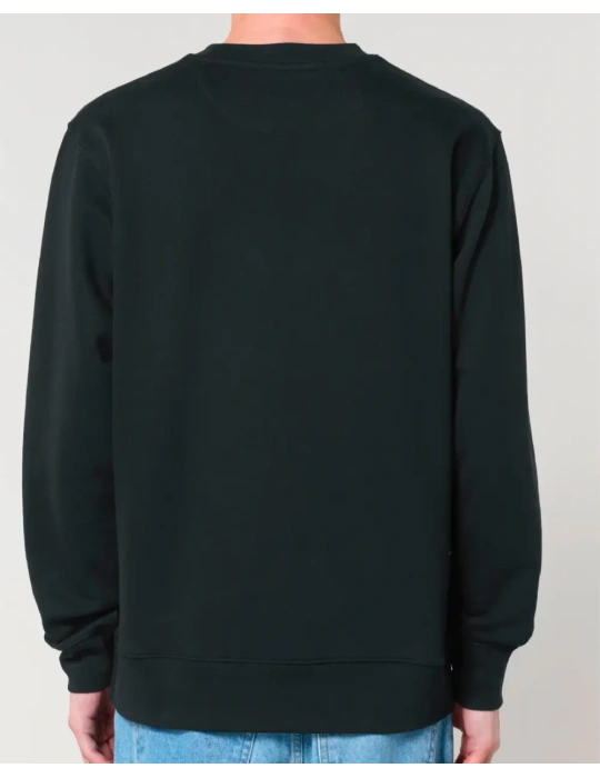 Sweat col rond brodé en coton bio – DARÜ Local Clothing | Mode éthique vendéenne