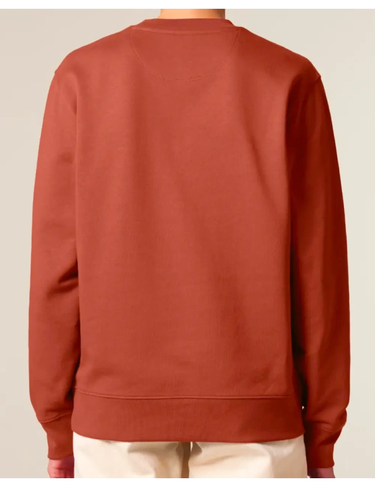 Sweat col rond brodé en coton bio – DARÜ Local Clothing | Mode éthique vendéenne