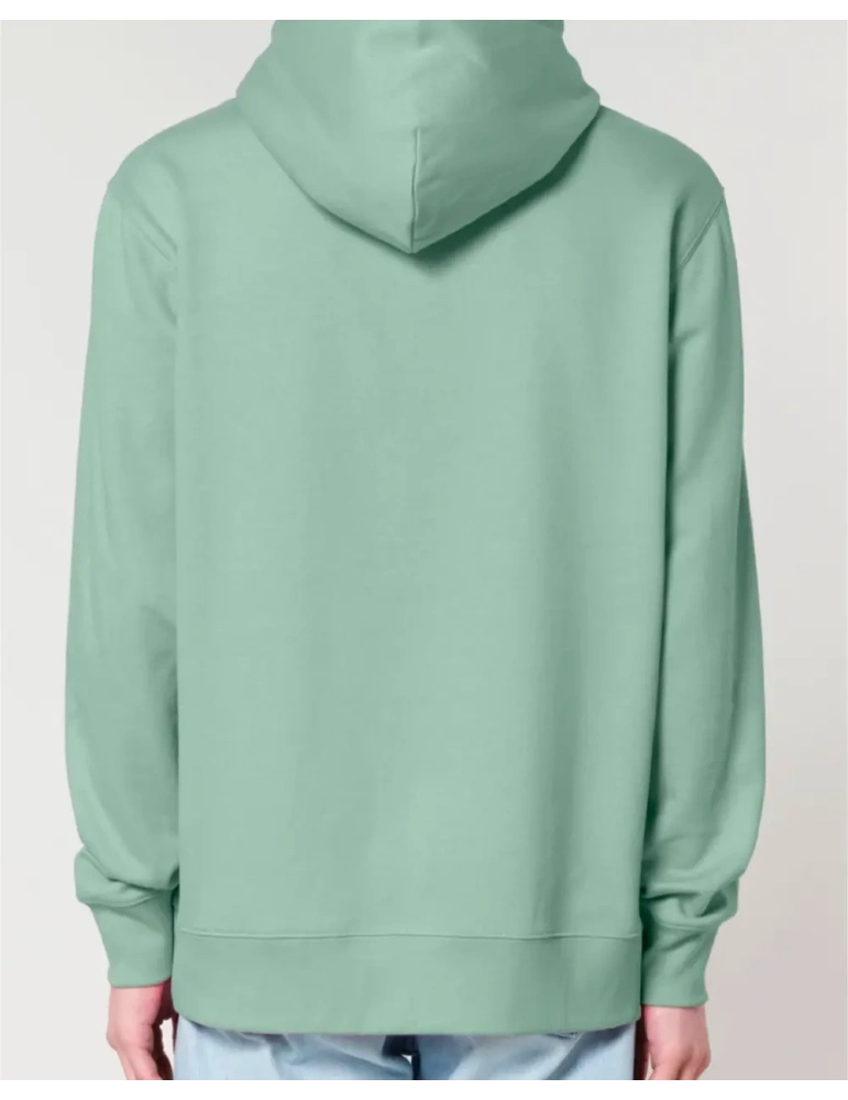 Sweat zippé brodé en coton bio – DARÜ Local Clothing | Mode éthique vendéenne