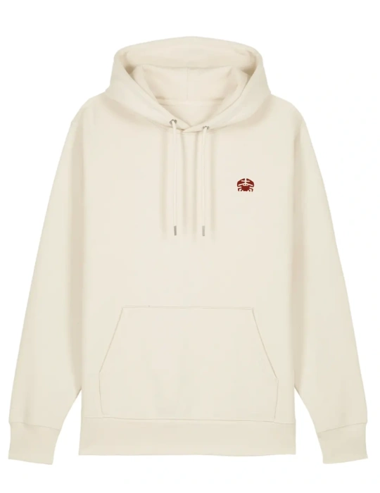 Sweat à capuche brodé en coton bio – DARÜ Local Clothing | Mode éthique vendéenne