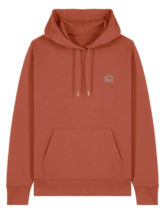 Sweat à capuche brodé en coton bio – DARÜ Local Clothing | Mode éthique vendéenne