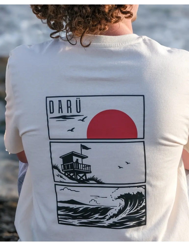 Gros plan tee shirt japon trio du littoral daru