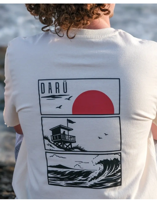 Gros plan tee shirt japon trio du littoral daru