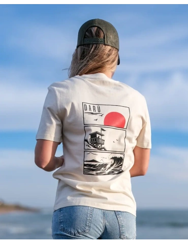 face a l'ocean avec le tee trio du littoral daru