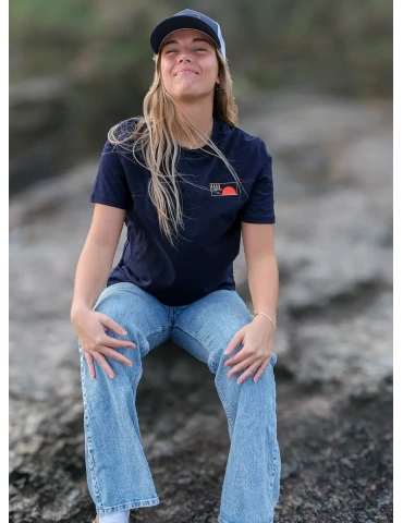 Détail tee shirt Horizon brodé daru 2