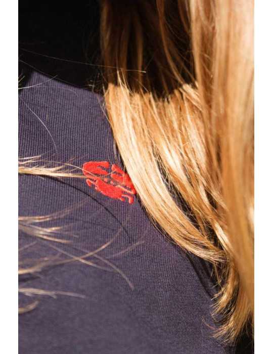 Broderie crabe DARÜ – détail poitrine