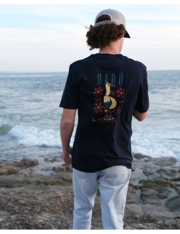 Tee shirt devant un peu de coté rose daru 2