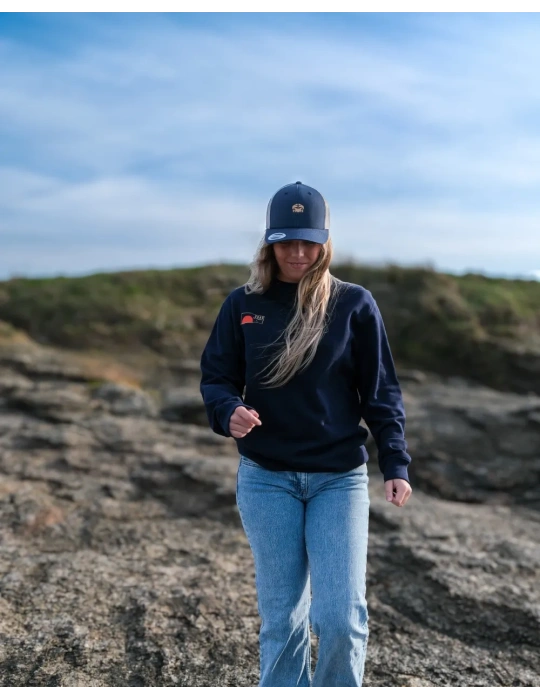Sweat col rond daru plage de vendée