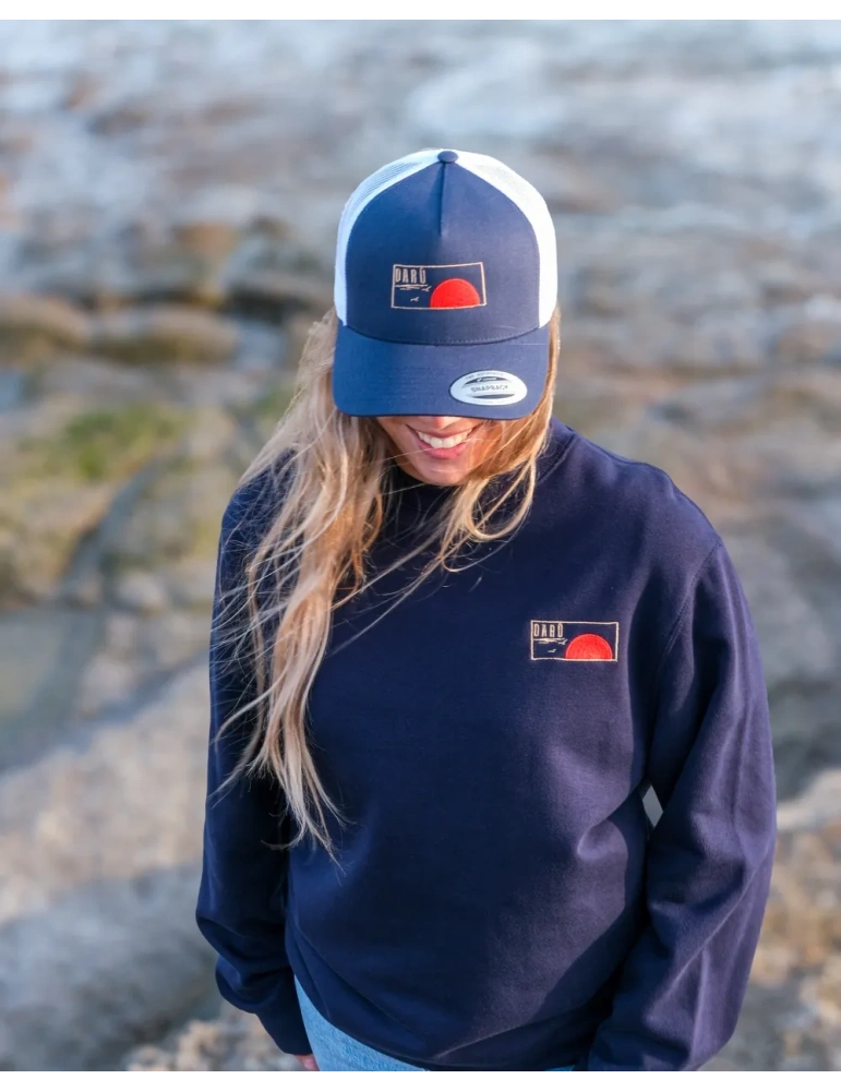 Détail du sweat et caps horizon