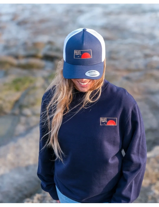 Détail du sweat et caps horizon