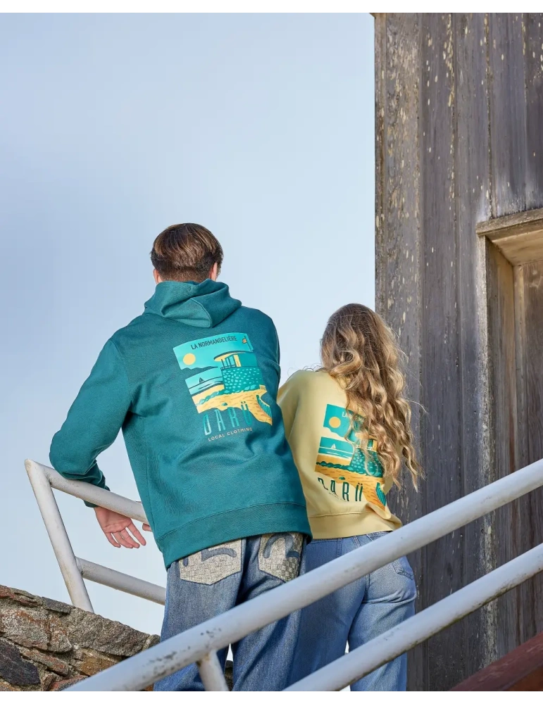 Duo de sweat la normandeliere coupe femme et homme