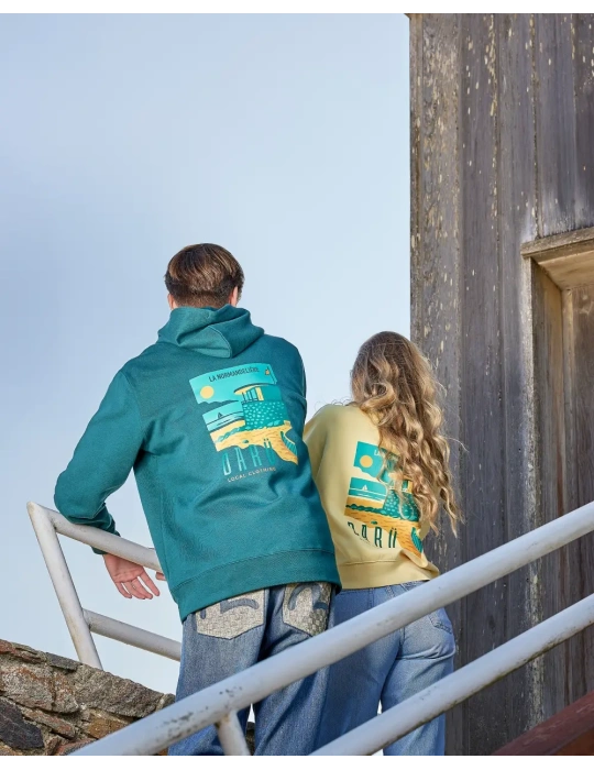 Duo de sweat la normandeliere coupe femme et homme