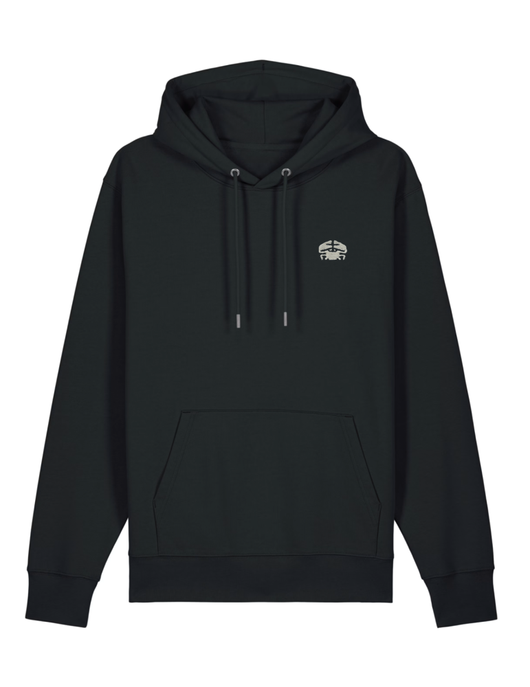 Sweat à capuche brodé en coton bio – DARÜ Local Clothing | Mode éthique vendéenne