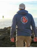 Photo du Sweat Priez pour nous pauvres pêcheurs prises faces aux pèlerins à l'ile d'yeu