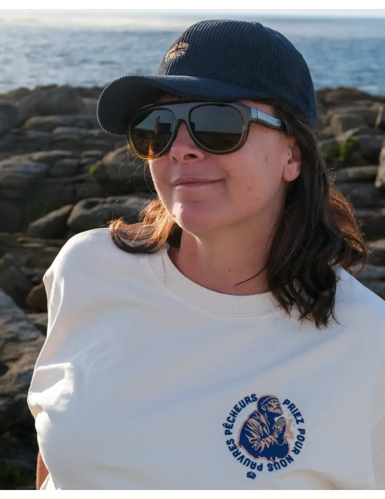 Casquette velours crabe brodé en Vendée | DARÜ