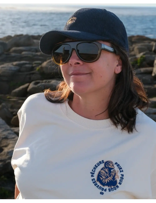 Casquette velours crabe brodé en Vendée | DARÜ