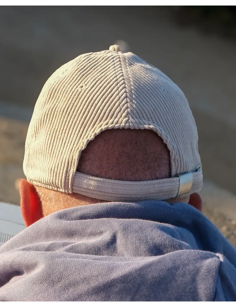Casquette velours crabe brodé en Vendée | DARÜ