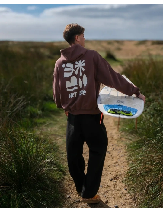 Sweat Oversize SURF LIFE 450 g Coton Bio | DARÜ
