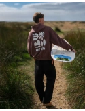Sweat Oversize SURF LIFE 450 g Coton Bio | DARÜ
