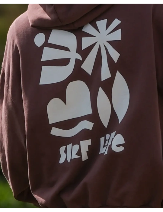 Sweat Oversize SURF LIFE 450 g Coton Bio | DARÜ