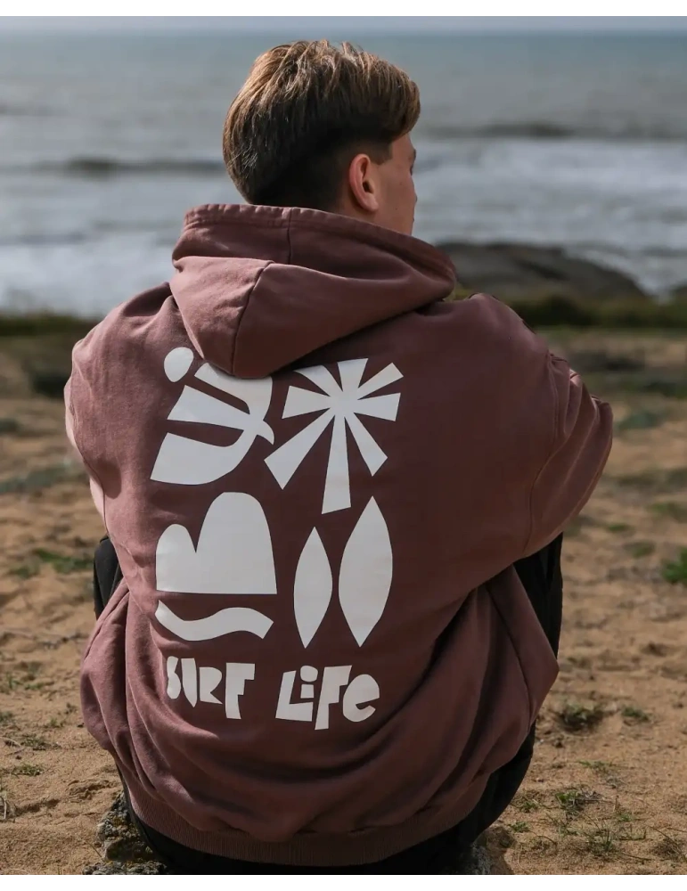 Sweat Oversize SURF LIFE 450 g Coton Bio | DARÜ
