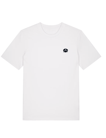 Tee-shirt unisexe DARÜ brodé en coton biologique bleu marine 2