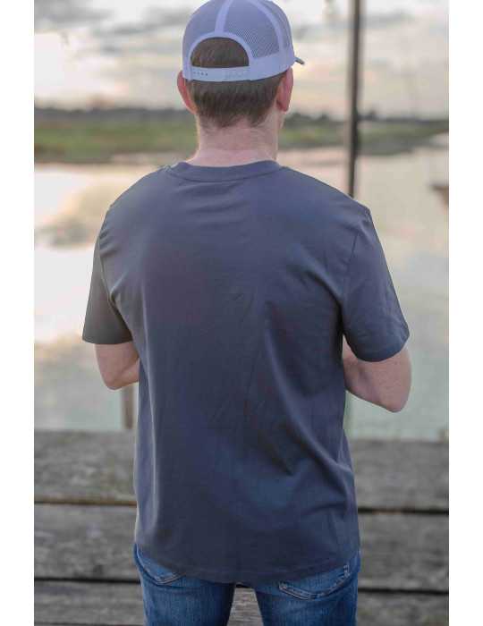 tee shirt gris dos vierge