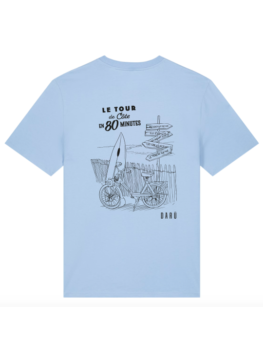 Tee-shirt “SOLEX – Tour de côte” en coton bio – DARÜ Local Clothing | Mode vendéenne aventure & liberté